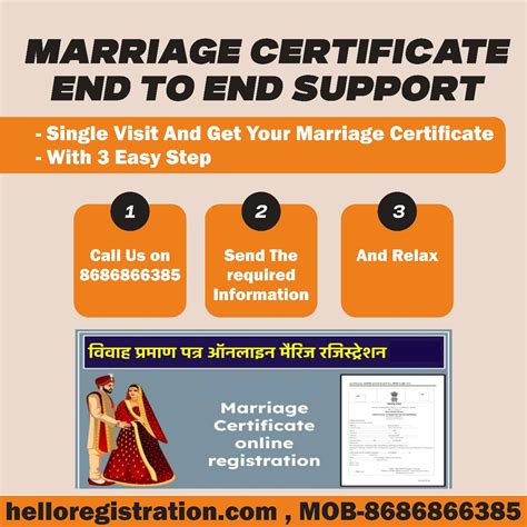 How to get marriage certificate in bhopal