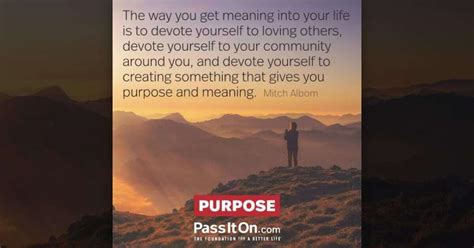 How to get meaning in your life