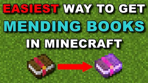 How to get mending book minecraft