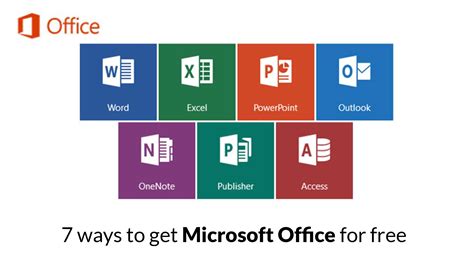 How to get microsoft office free. 14 Aug 2023 ... Free Microsoft Office 365 for all students and staff ... All students and staff can now get Microsoft Office for free, including research ... 