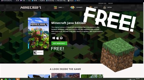 How to get minecraft bedrock for free