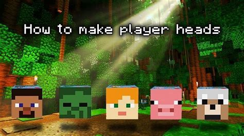 How to get minecraft player heads