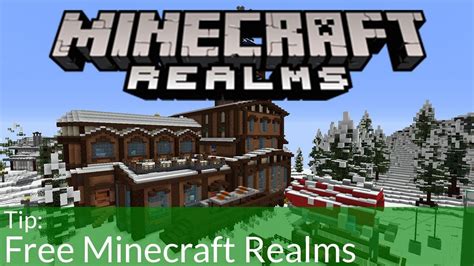 How to get minecraft realm for free