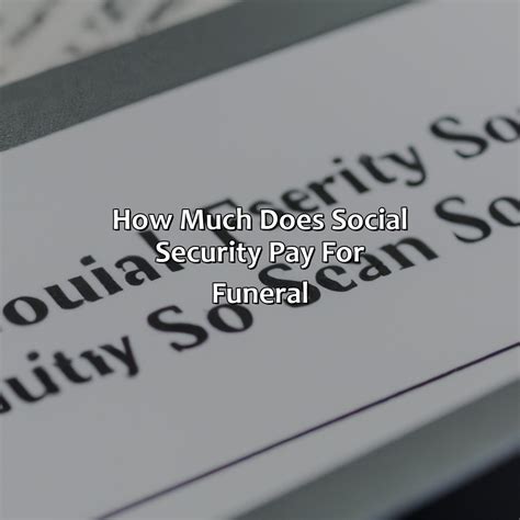 How to get money from social security for funeral expenses. .  ...