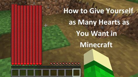 How to get more hearts on minecraft