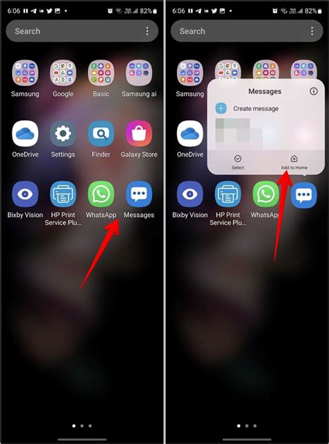 How to get my message app back on iphone screen