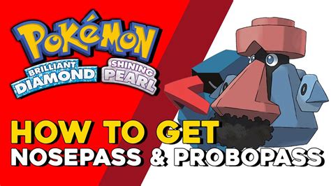 How to get nosepass in pokemon pearl