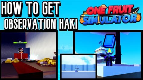 How to get observation in one fruit simulator. Here are all the steps to get that V2 upgrade! Unlock the First Haki and reach Level 600. Speak with the Haki Girl in Marine Island. Speak to her repeatedly until she has new dialogue. She’ll then give you a quest. Get the First Gear in the Secret Zone in Marine Island, nearby where the Haki Girl is. Get the next gear in the Lier Island ... 