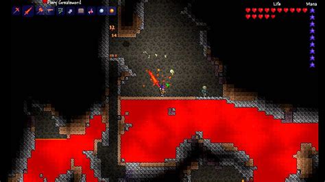 Me showing how to make a Obsidian Skin Potion in Terraria. 