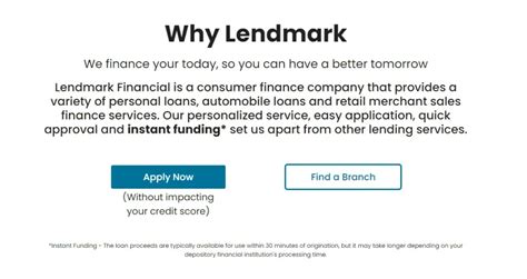 Lendmark consumer credit and loan solution