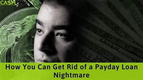 How to get out of a payday loan nightmare