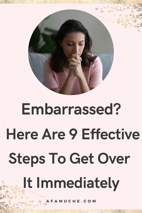 How to get over embarrassment. people suffer (and get over) social embarrassment all the time. Social embarrassment can feel almost physically painful when it happens, but it shouldn’t hang around forever. Use these tips to help you realize it’s not the end of the world and get over your embarrassment. The more you utilize these techniques, the faster you’ll bounce ... 