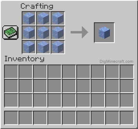 How to get packed ice in minecraft