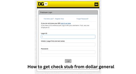Dollar General Payroll Pay Stub. Mailing Address: Dollar General Corporation. To get an electronic copy of your Dollar General pay stubs, you will need to provide your store manager with your email address so they can send it to you. How to get Dollar General pay stubs after termination? Created Jul 17, 2013.