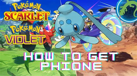 How to get phione in pokemon x