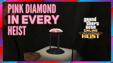 How to get pink diamond cayo perico. So say you’re getting the Pink Diamond on hard, which is 10% more valuable than on normal mode, once you get it, its going to add 10% less, since thats the fencing fee percentage. So like a Pink Diamond on hard, with the fencing fre already calculated, adds 1.3 mil to your take, whereas a Pink Diamond on normal mode adds 1.17 to your take. 