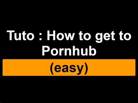 How to get pornhub. Here is a handy guide to get you started with VR porn. Credit: mashable/ bob al-green. ... (about 100 of Pornhub’s VR porn videos are over 15 minutes long; the vast majority run around 5 minutes ... 