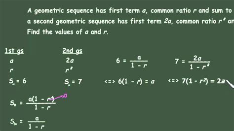 How to get r in geometric sequence