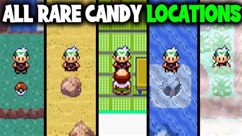 How to get rare candy in pokemon emerald. Apr 25, 2012 · Rare Candies! hints and tips for Pokemon Emerald. Rare Candies! 1: Trick house, first challenge. 2: Route 110, north west of the trick house in the sea. 3: Petalburg city, bottom left corner, surf over the lake into the smaller opening (without the pokeball in) and click on the ground. 4: Route 108, on one of the rocks along the south wall, you ... 