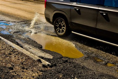 How to get reimbursed for pothole damage. Mar 24, 2022 · These are the steps you must take to be reimbursed and things to keep in mind: File a tort claim on the Mayor's Action Center website or call at 317-327-4622. Show photos of your damage. The claim must be made within 180 days. You must show receipts from bills you incurred for repairs. To report potholes, you can use the RequestIndy mobile app ... 