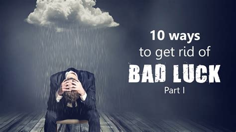 How to get rid of bad luck. Mar 14, 2020 · 4 minutes. To get out of a bad luck streak, the most important thing is to examine the situation and readjust expectations for the immediate future. Also, you need to stop believing that things will go back to the way they used to be. What people call a bad luck streak usually begins with a loss or a particularly difficult problem to solve. 