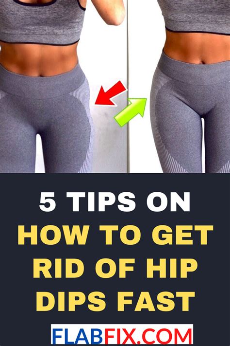 How to get rid of hip dips. Stand with your left side against a table, chair, or wall, looking forward. Root into your left foot and lift your right foot slightly off the floor, using your left hand for balance and support. Take a deep breath and slowly raise your right leg to the side. On an exhale, slowly lower and cross the other leg. 