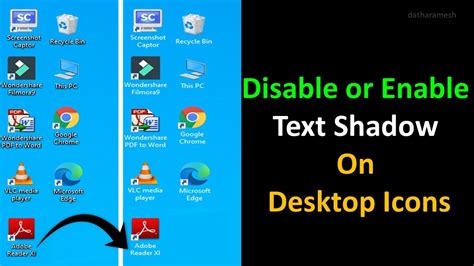 How to get rid of shadows on desktop icon fonts? - JoeUser