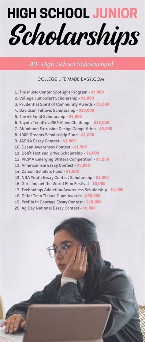 How to get scholarships in high school