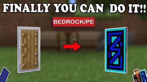 How to get shield in minecraft pe
