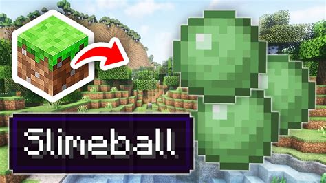How to get slimeball in minecraft