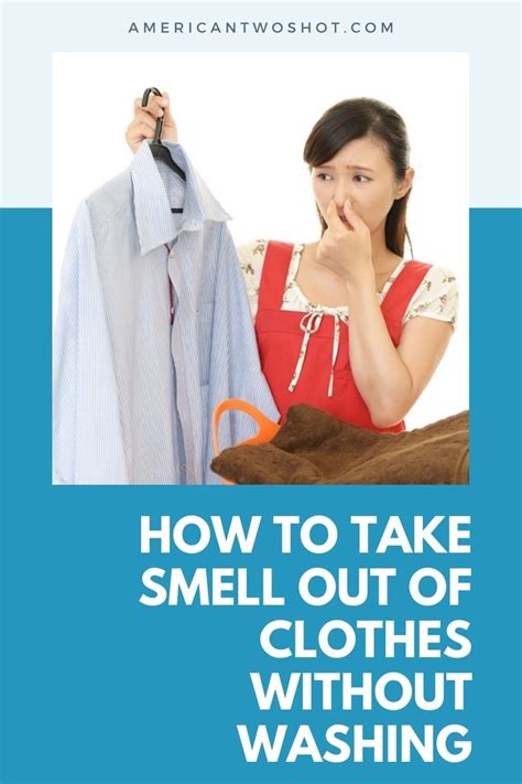 How to get smell out of clothes. Tip #2: Use a Killer Cleaning Combo. How you pre-treat, wash and dry your sweaty clothes matters. The following “recipes” remove the sweat smell from clothes and extend their lifespan: Vinegar: Add one cup of vinegar to a bucket of cold water and soak your smelly clothes for up to 30 minutes. Baking Soda: Add one cup of baking soda to your ... 