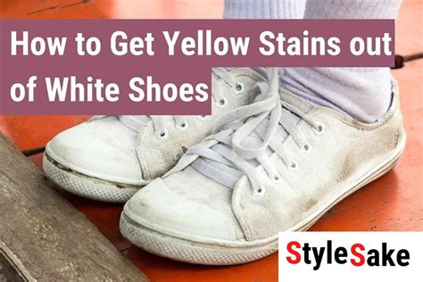 How to get stains out of white shoes. Spot-Treat and Clean Uppers. Apply mild soap to a damp microfiber cloth or toothbrush. Gently rub the uppers to remove stains and give the shoe an all-over clean, paying particular attention to the tongue and toe box, where most staining occurs. If there are deeper stains, use a stain treatment product to remove them. 