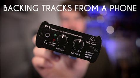 How to get started with a click and backing tracks for