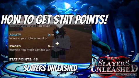 How to get stat points in Slayers Unleashed ROBLOX YouTube