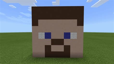 How to get steve head in minecraft