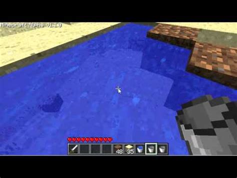 How to get still water in minecraft