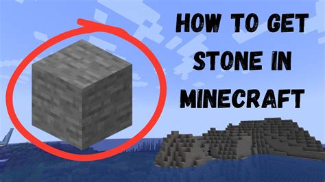 How to get stone in minecraft