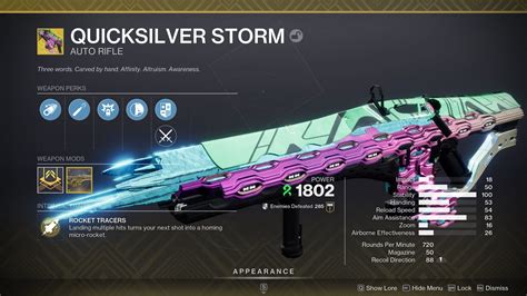 How to get the Quicksilver Storm in Destiny 2 