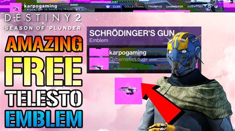 How to get the Schrodinger s Gun emblem in Destiny 2