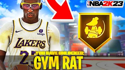 How to get the gym rat badge in NBA 2K23 