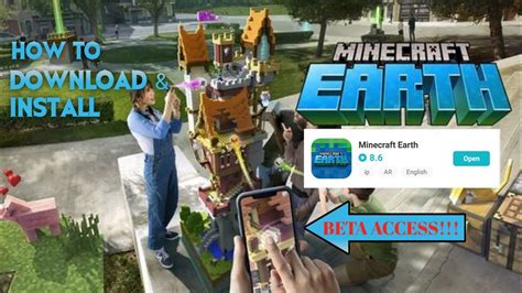 How to get the minecraft earth beta