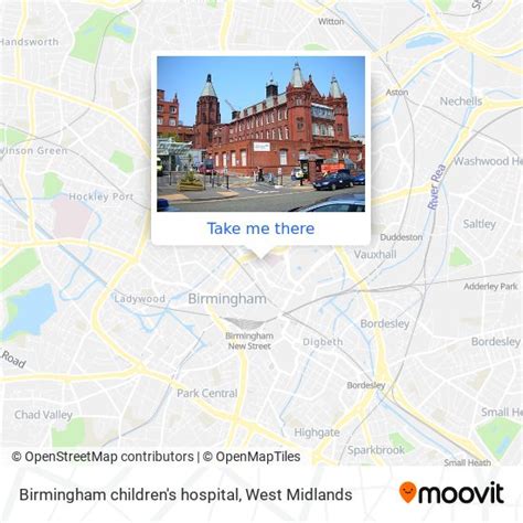 How to get to Birmingham Childrens Hospital in Ladywood by …