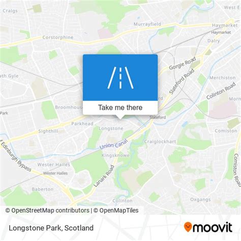 How to get to Longstone Road in Edinburgh by Bus or Train?