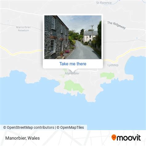 How to get to Manorbier Post Office in Pembrokeshire by Train?