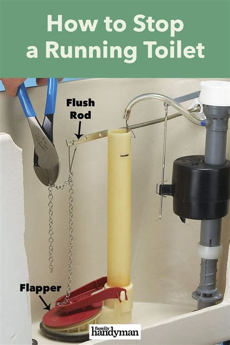 How to get toilet to stop running. When your toilet keeps running water or is constantly running, we must first find out if you have a fill valve issue or a flapper/flush valve issue. Step 1 – If you have shut off the water supply line, then turn on water and look inside the tank. Determine if the water level is rising so high it is draining into the overflow pipe. 
