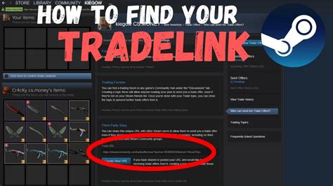 How to get trade link in steam