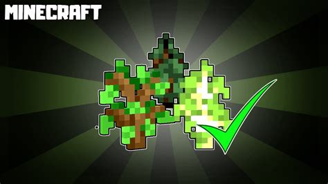 How to get tree saplings in minecraft