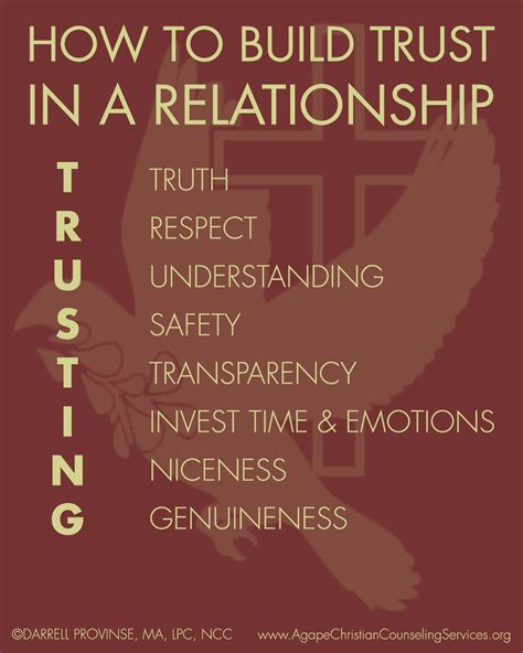 How to get trust in a relationship
