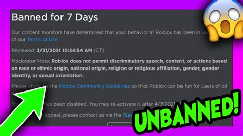 this is outdated. Please watch the new one below.https://youtu.be/byg6z594_78click Here for comments: https://youtu.be/Q30tMdWUZ6U#mazeyanepikgamer #roblox #.... How to get unbanned from roblox