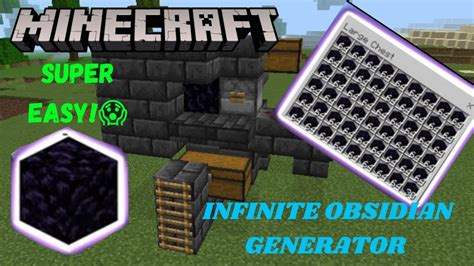 How to get unlimited obsidian in minecraft